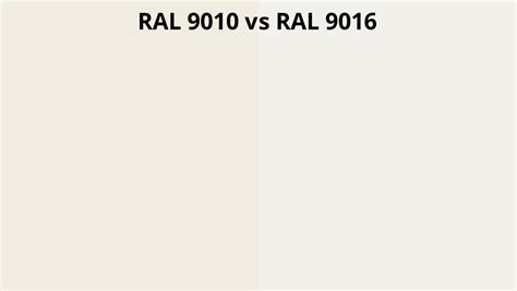 ral 9010 and 9016.